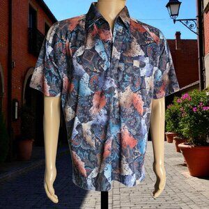 RESORT WARE ( LG ) By Rialo Vintage Multicolored No Iron Men's Shirt